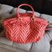 Coach Bags | Coach Madison Quilted Chevron Nylon Purse | Color: Red | Size: Os