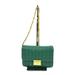 J. Crew Bags | J. Crew Quilted Leather Bag #129-85 | Color: Gold/Green | Size: Os