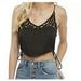 Free People Tops | Free People Camisole Blouson Black Brami Cropped Top Xs | Color: Black | Size: Xs