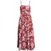 Free People Dresses | Free People The Perfect Sundress Womens Size Xs Pink Watermelon Combo Linen | Color: Orange/Pink | Size: Xs