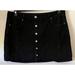 American Eagle Outfitters Skirts | American Eagle Hi-Rise A Line Black Denim Skirt Size 20 Button Front Seams | Color: Black | Size: 20