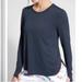 Athleta Tops | Athleta Sunlover Upf Tulip Back Long Sleeve Top | Color: Blue | Size: Sp