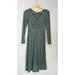 Anthropologie Dresses | Anthropologie Saturday Sunday Sz Xs Green Ribbed Long Sleeve Jersey Dress Vguc | Color: Green | Size: Xs