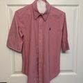 Polo By Ralph Lauren Tops | Dry Cleaned Pink Oxford Polo 2 | Color: Pink/White | Size: S