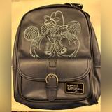 Disney Bags | Ladies Disney Boutique Mickey Minnie Navy Backpack | Color: Blue | Size: Os