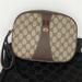 Gucci Bags | Gucci Guccisima Sherry Line Gg Web Pattern Brown Clutch Wristlet With Dust Bag | Color: Brown/Cream | Size: 7.5x7x2.5