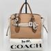 Coach Bags | Coach 1941 Glovetanned Leather Shadow Carryall In Colorblock Euc | Color: Brown/Cream | Size: Os