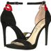 Jessica Simpson Shoes | Jessica Simpson Reenah Black And Red Muse Lips Sandal Heels Size 7m | Color: Black/Red | Size: 7m