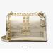 Michael Kors Bags | Mk Cece Medium Studded Metallic Shoulder Bag Nwt | Color: Gold | Size: Medium