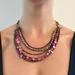 American Eagle Outfitters Jewelry | American Eagle Layered Necklace | Color: Purple/Silver | Size: Os