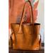 Anthropologie Bags | Anthropologie Croc Embossed Tote Bag | Color: Brown | Size: Os