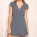 Brandy Melville Dresses | Brandy Melville Blue And White Flowered Wrap/Tie Sun Dress | Color: Blue/White | Size: S