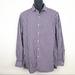 J. Crew Shirts | J. Crew Factory Men's Plaid Dress Shirt Size Large | Color: Purple/White | Size: L