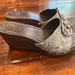 Tory Burch Shoes | Gorgeous/Well-Loved Size 9 Tory Burch Snakeskin Wedges. Plenty Of Life In Them. | Color: Brown/Cream | Size: 9