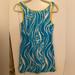 Lilly Pulitzer Dresses | Lilly Pulitzer Delia Shift Dress Size 0 Resort White Joe Fish Blue Print | Color: Blue | Size: 0