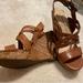 Jessica Simpson Shoes | Jessica Simpson Julita Wedge Sandal, Color Brown, Tan, Size 6.5 | Color: Brown/Tan | Size: 6.5