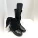 Burberry Shoes | Burberry Tall Leather Lace Up Boots, Black, Euc | Color: Black | Size: 9