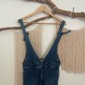 Free People Pants & Jumpsuits | Free People Wide Leg Overalls | Color: Blue | Size: 6