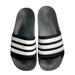 Adidas Shoes | 1653-Men's Adidas Slides Slip On Shoes Sandals Size 7 Black/White | Color: Black/White | Size: 7