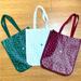 Lululemon Athletica Bags | 3 Large Brand Nwt Lululemon Holiday Shopping Reusable Tote Bags | Color: Green/Red | Size: Os