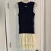 Anthropologie Dresses | Anthropologie Navy & Cream Women’s Dress Size Xs, Worn 1x. | Color: Blue/Cream | Size: Xs