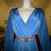 Michael Kors Dresses | Blue Dress W/ Mk Belt | Color: Blue/Brown | Size: M