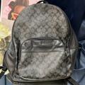 Coach Bags | Coach Houston Charcoal Black Backpack | Color: Black/Gray | Size: Os