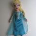 Disney Toys | Disney Store Authentic Frozen Queen Elsa Princess Plush Doll 12" Blue Satin Gown | Color: Blue/Yellow | Size: 12 Inch