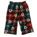 Disney Pajamas | Disney Retro Mickey & Minnie Mouse Plaid Christmas Fleece Pajama Pants | Color: Green/Red | Size: 2tb