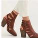 Free People Shoes | Free People Hayes Booties Boots. Brown Leather, New, Never Been Worn. Size 39. | Color: Brown | Size: 39