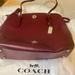 Coach Bags | Coach Classic Oxblood Leather Hand/Shoulder/Crossbody Bag Holds Laptop. | Color: Purple | Size: Os