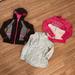 Nike Shirts & Tops | Girl’s Hoodie Lot | Color: Gray/Pink | Size: 5g
