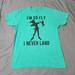 Disney Tops | Disney Peter Pan I'm So Fly I Never Land Tee Shirt | Color: Red | Size: M