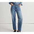 Madewell Jeans | Madewell The Petite Slouchy Boyjean In Rosewell Wash 30 P Zipper/Button | Color: Blue | Size: 30