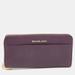 Michael Kors Bags | Michael Kors Plum Leather Mercer Zip Around Wallet | Color: Purple | Size: Os