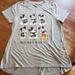 Disney Tops | Disney Mickey Mouse Gray T-Shirt Size (Xl) | Color: Gray/Yellow | Size: Xl