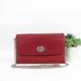 Coach Bags | Coach Leather Chain Strap Crossbody Bag / Clutch | Color: Red | Size: Os