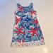 Lilly Pulitzer Dresses | Lilly Pulitzer Starfish Sheath Dress Women’s 0/Girls 14 | Color: Blue/Pink | Size: 0