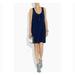 J. Crew Dresses | J. Crew 100% Silk Twist-Back Mini Dress In Night Shadow Blue, Sz 4 | Color: Black/Blue | Size: 4