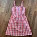 J. Crew Dresses | J Crew Womens Pink Checkered Dress Xs | Color: Pink/White | Size: Xs
