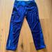 Nike Pants & Jumpsuits | Blue Nike Dri-Fit Running Capris Leggings Medium | Color: Blue | Size: M