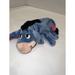 Disney Toys | Eeyore Bean Bag Plush 8" Stuffed Animal Mattel Disney Blue Hook And Loop Tail | Color: Blue/Red | Size: Osb