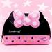 Disney Bags | Disney X The Creme Shop Minnie Mouse Dome Bow Vinyl Makeup Bag | Color: Black/Pink | Size: Os