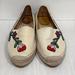 Gucci Shoes | Gucci | Espadrilles | Neutral Leather Floral Embroidered, Size 39 1/2 | Color: Cream | Size: 9