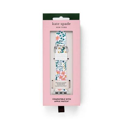 Kate Spade Wearables | Kate Spade New York Apple Watch White Floral Silicone Band - 38/40/41mm | Color: White | Size: 38/40/41mm