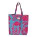 Lilly Pulitzer Bags | Lilly Pulitzer For Estee Lauder Tote Bag Pink And Blue Tropical Graphics | Color: Blue/Pink | Size: Os