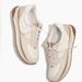 Madewell Shoes | Madewell Kickoff Trainer Sneakers In Neutral Colorblock Leather | Color: Tan/White | Size: 6.5