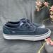 Vans Shoes | Classic Vans Dark Navy Blue Suede Lace Up Size Mens 8.5 Women’s 10 Sneakers | Color: Blue | Size: 10