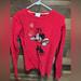 Disney Sweaters | Disney Minnie Mouse Winter Cable Knit Sweater (Women’s, M) | Color: Red | Size: M