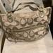 Coach Bags | Coach Poppy Metallic Signature Shoulder Bag In Tan And Pink In Guc. | Color: Pink/Tan | Size: Os